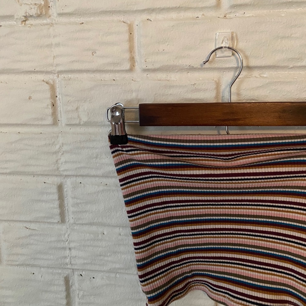 striped tube top